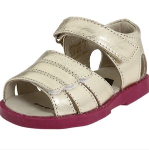 See Kai Run raja gold gladiator style sandals size 10